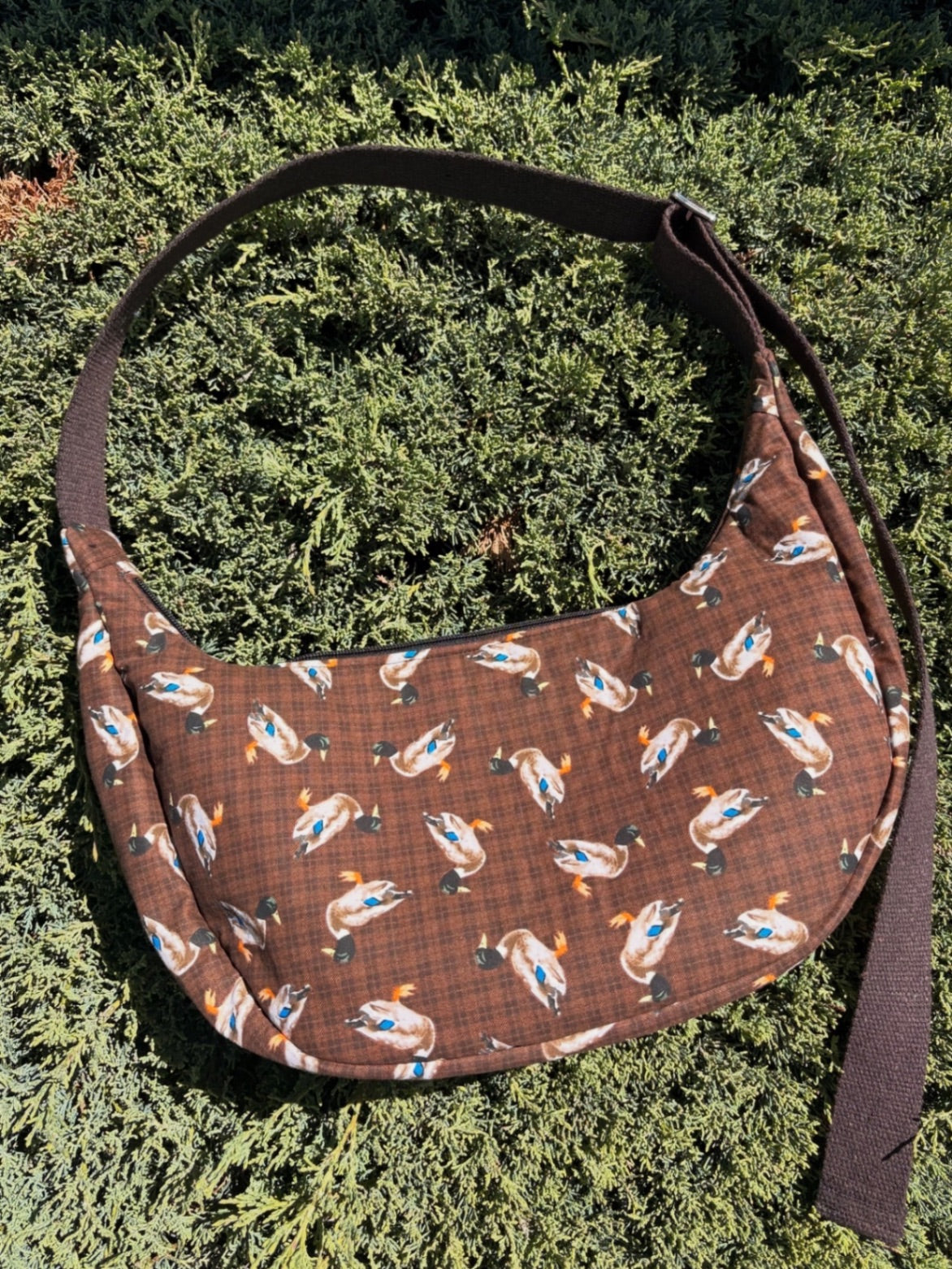 063 - Duck Print Crossbody Purse