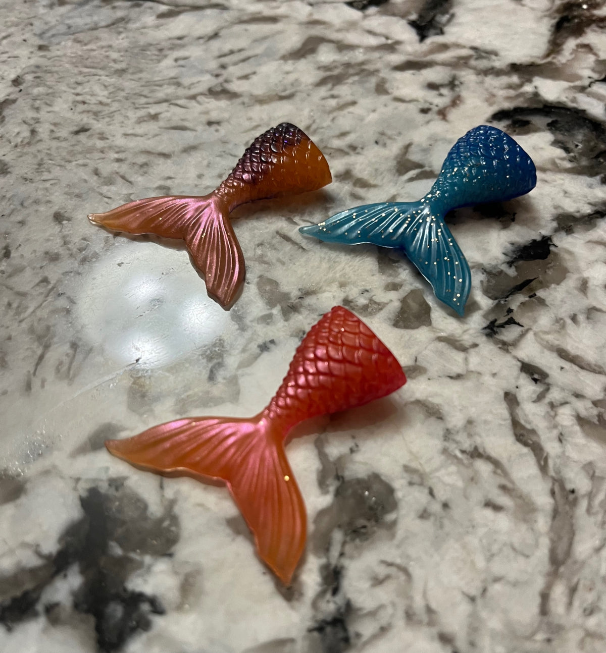     Mermaid Tail Magic Resin Magnets