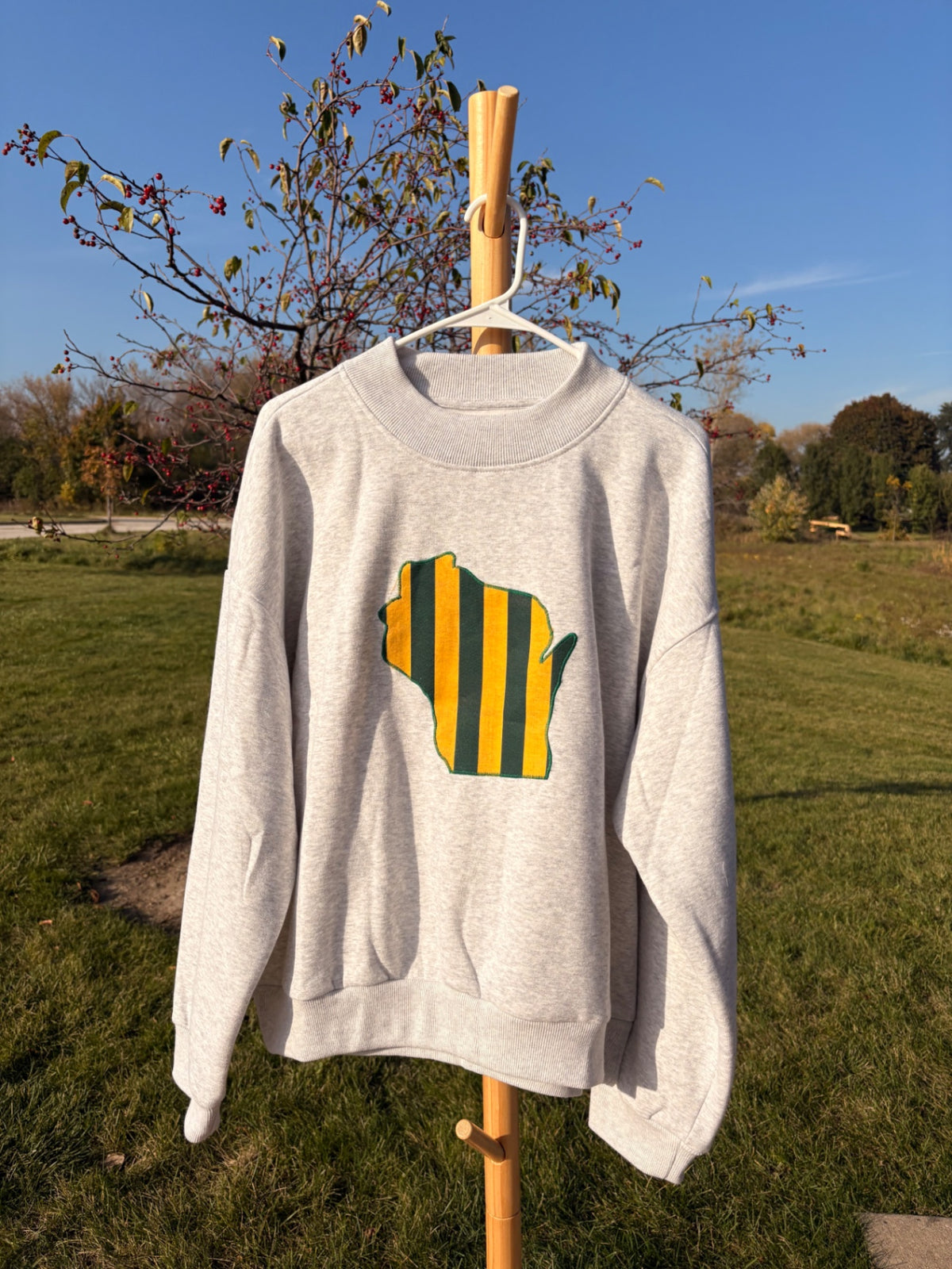 Green Bay Packers Mockneck Sweatshirt | XL 