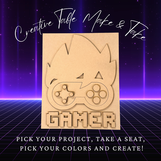 Layered Emo Gamer Sign Creative Kit
