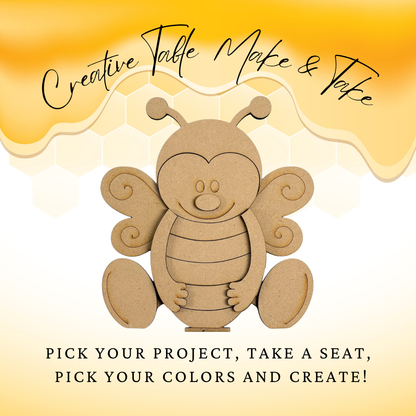 Layered Bee Shelf Sitter Creative Kit