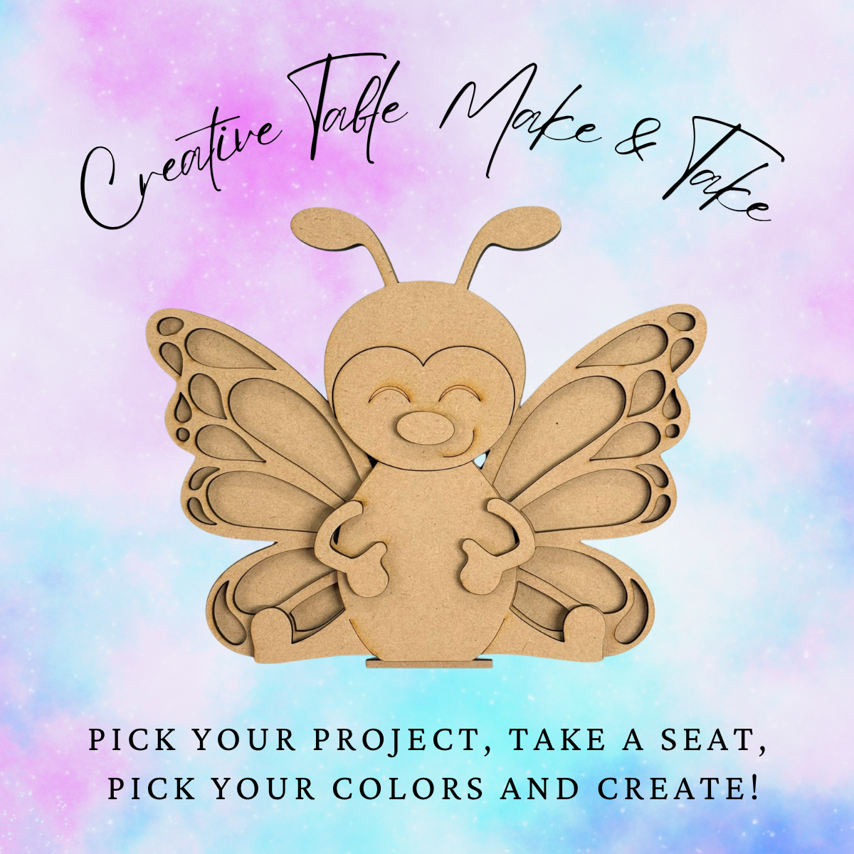 Layered Butterfly Shelf Sitter Creative Kit