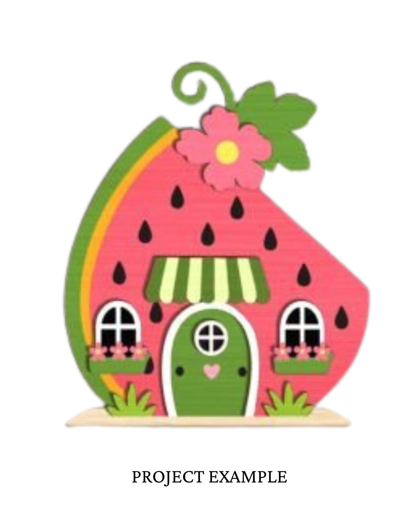 Watermelon Fairy House Shelf Sitter | Creative Table Project