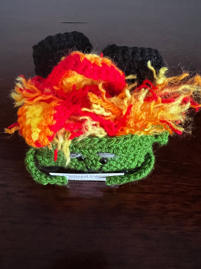 Emotional Support Dumpster Fire Crochet Cutie