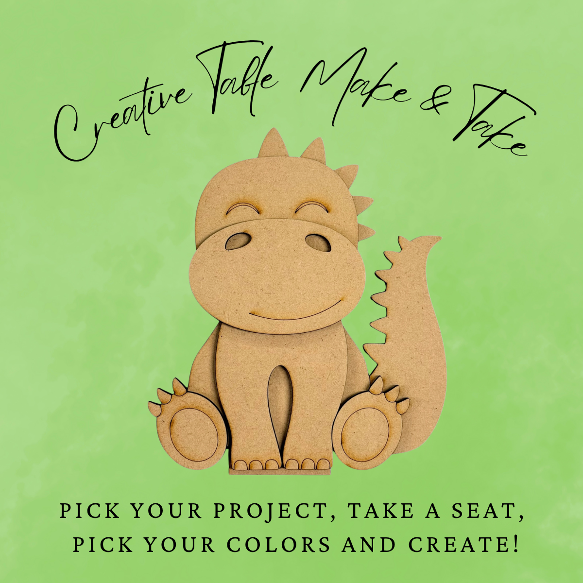 Layered Dinosaur Shelf Sitter Creative Kit