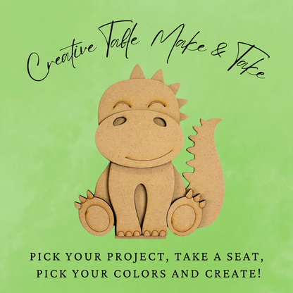 Layered Dinosaur Shelf Sitter Creative Kit