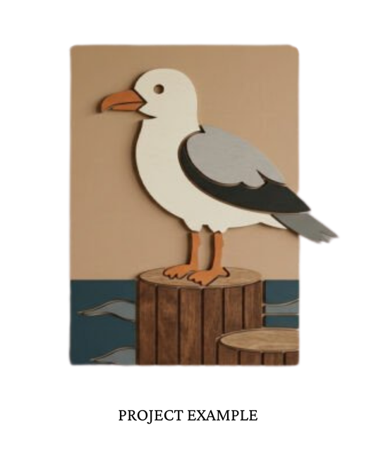 Seagull Mosaic Sign | Creative Table Project