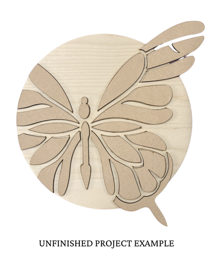 Butterfly Mosaic Sign | Creative Table Project