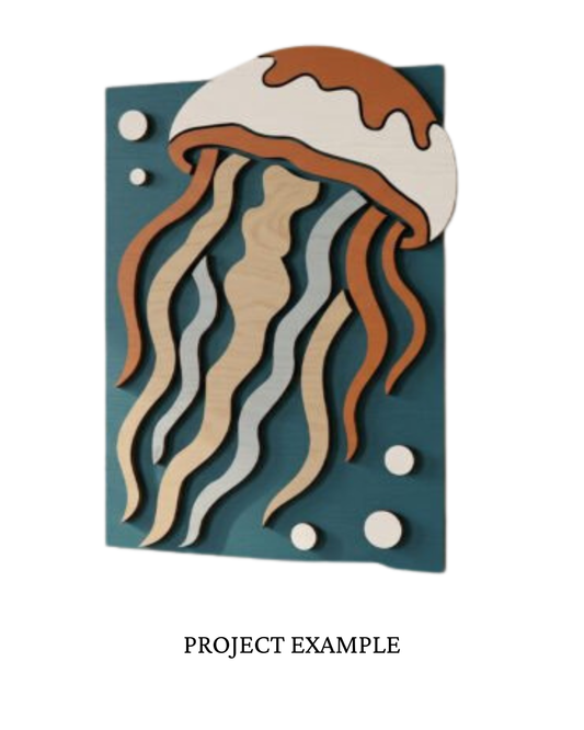 Jellyfish Mosaic Sign | Creative Table Project