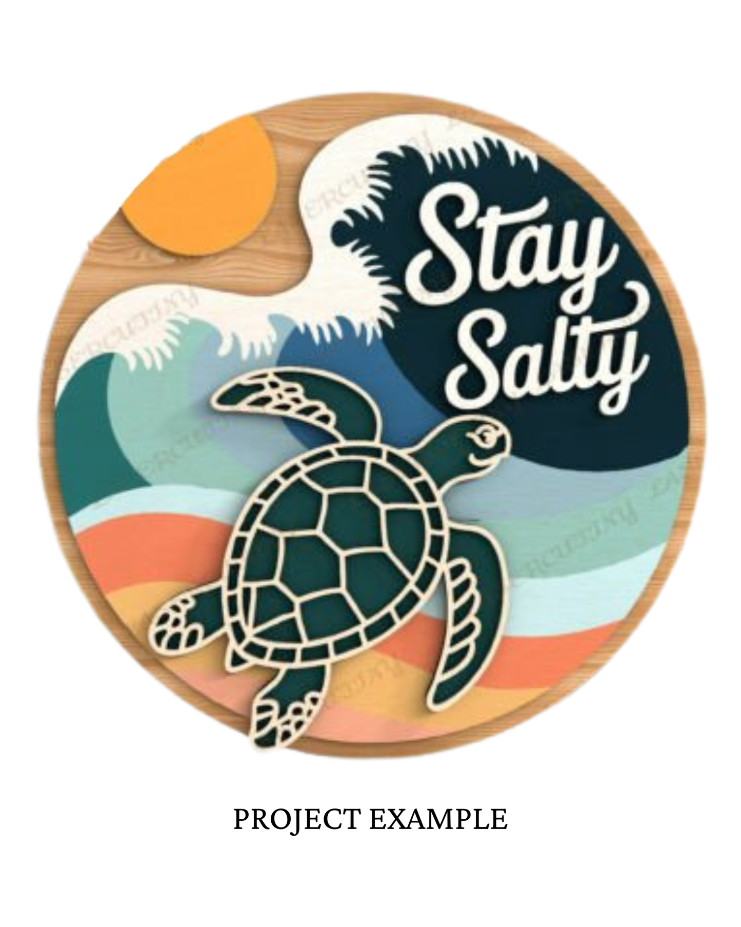 Stay Salty Round Sign | Creative Table Project