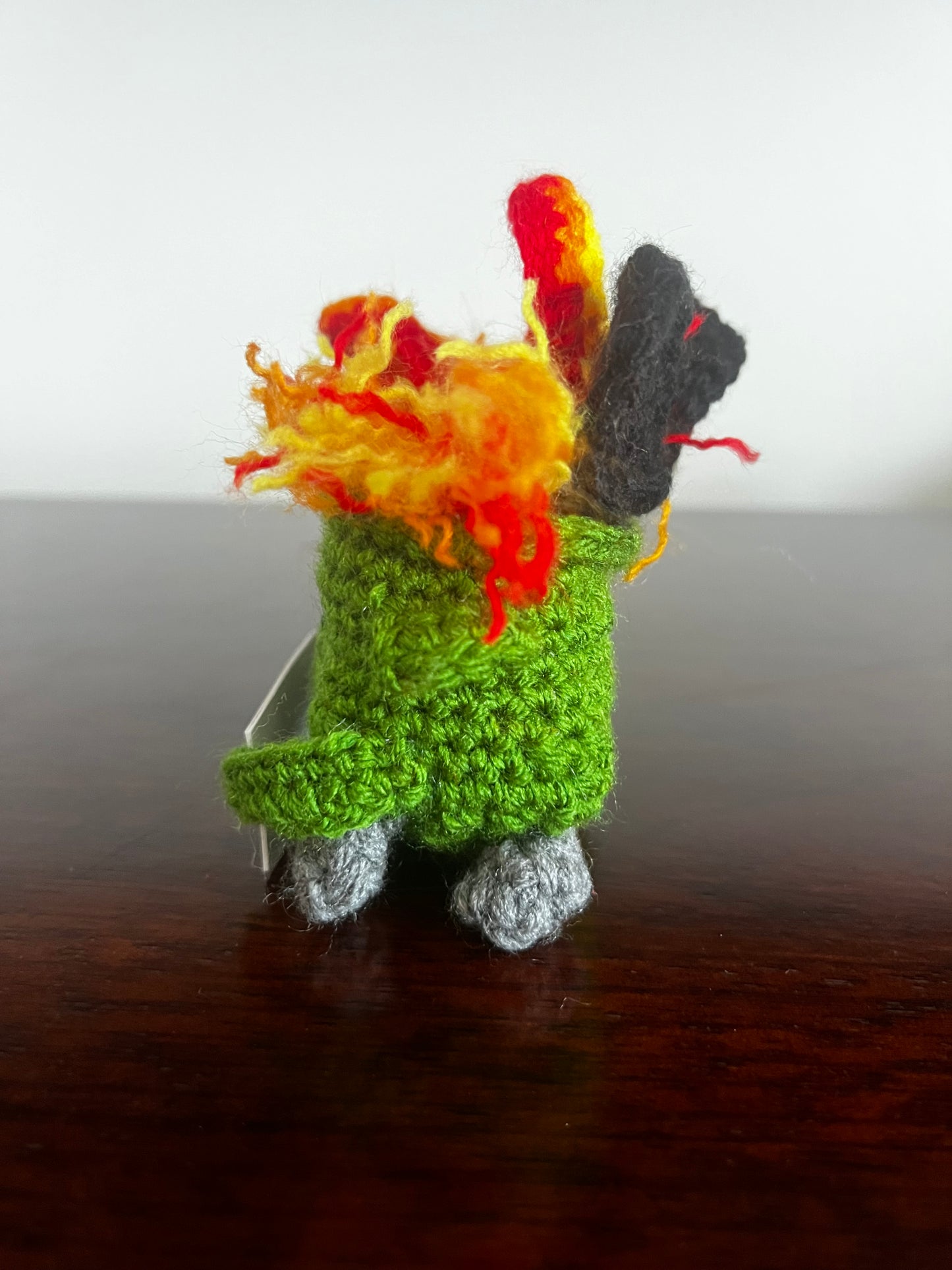 Emotional Support Dumpster Fire Crochet Cutie