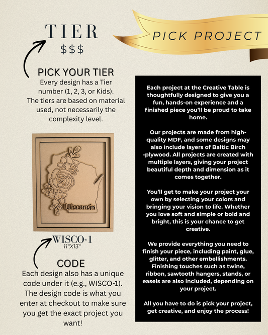 Creative Table: Painting Sessions