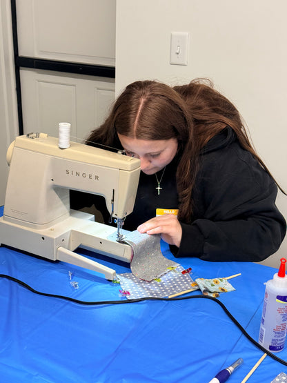 Quilted Fabric Butterfly Magnet Sewing Workshop: July 11th