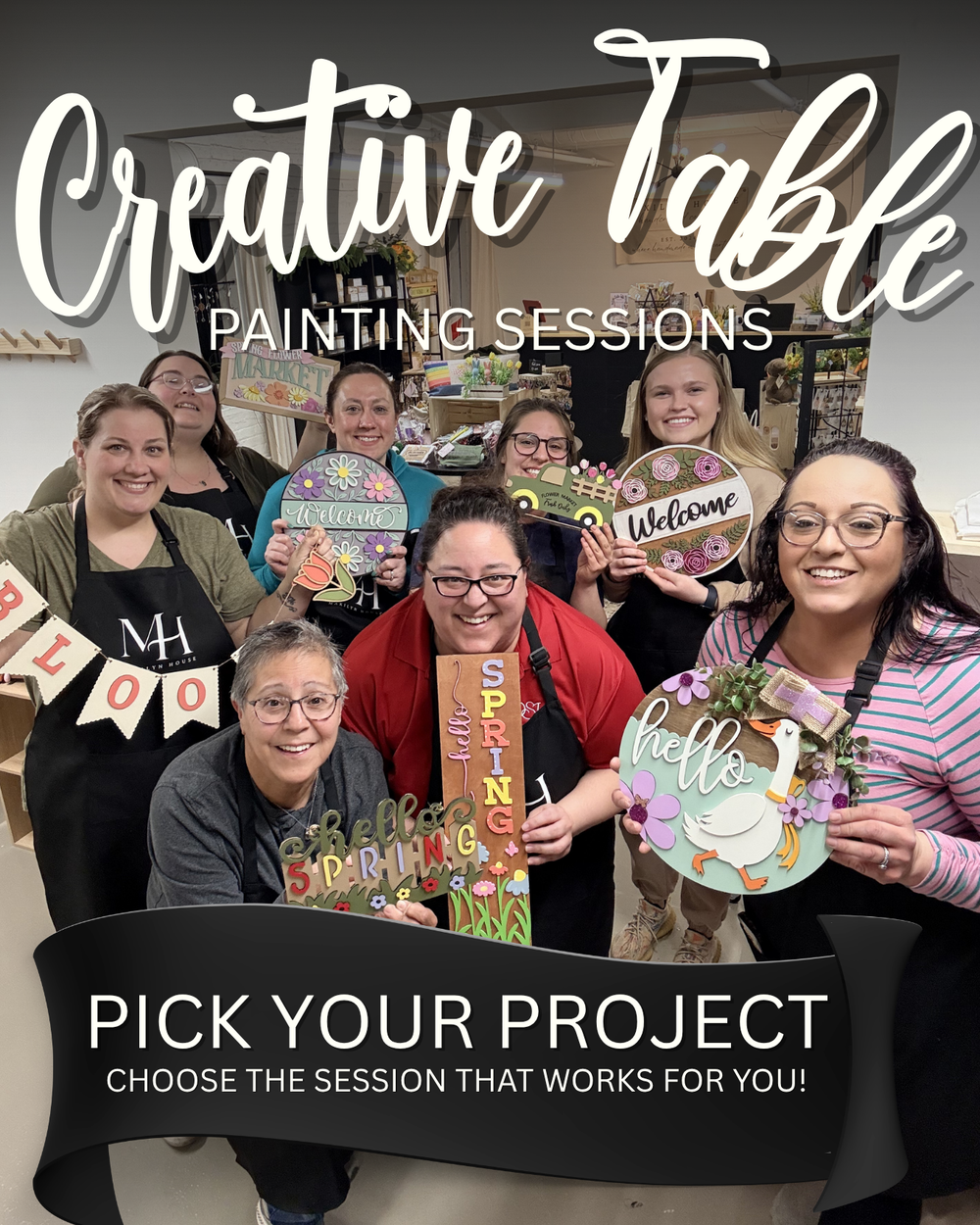 Creative Table: Painting Sessions