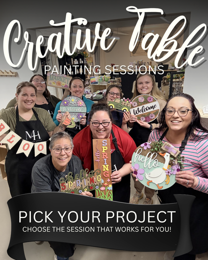 Creative Table: Painting Sessions