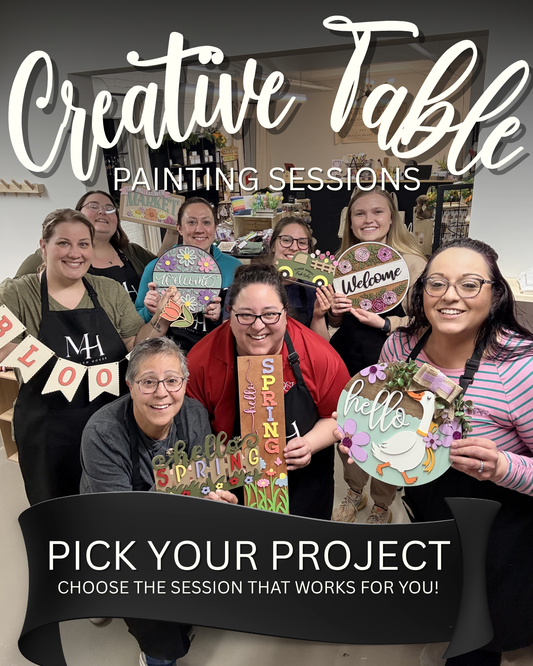 Creative Table: Painting Sessions