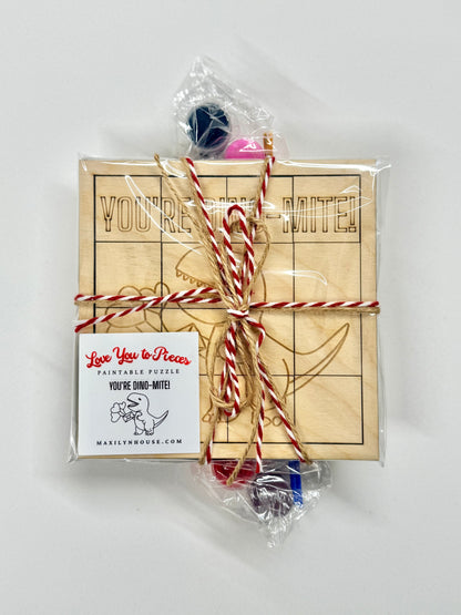 Paint-Your-Own Valentine Puzzle Kit