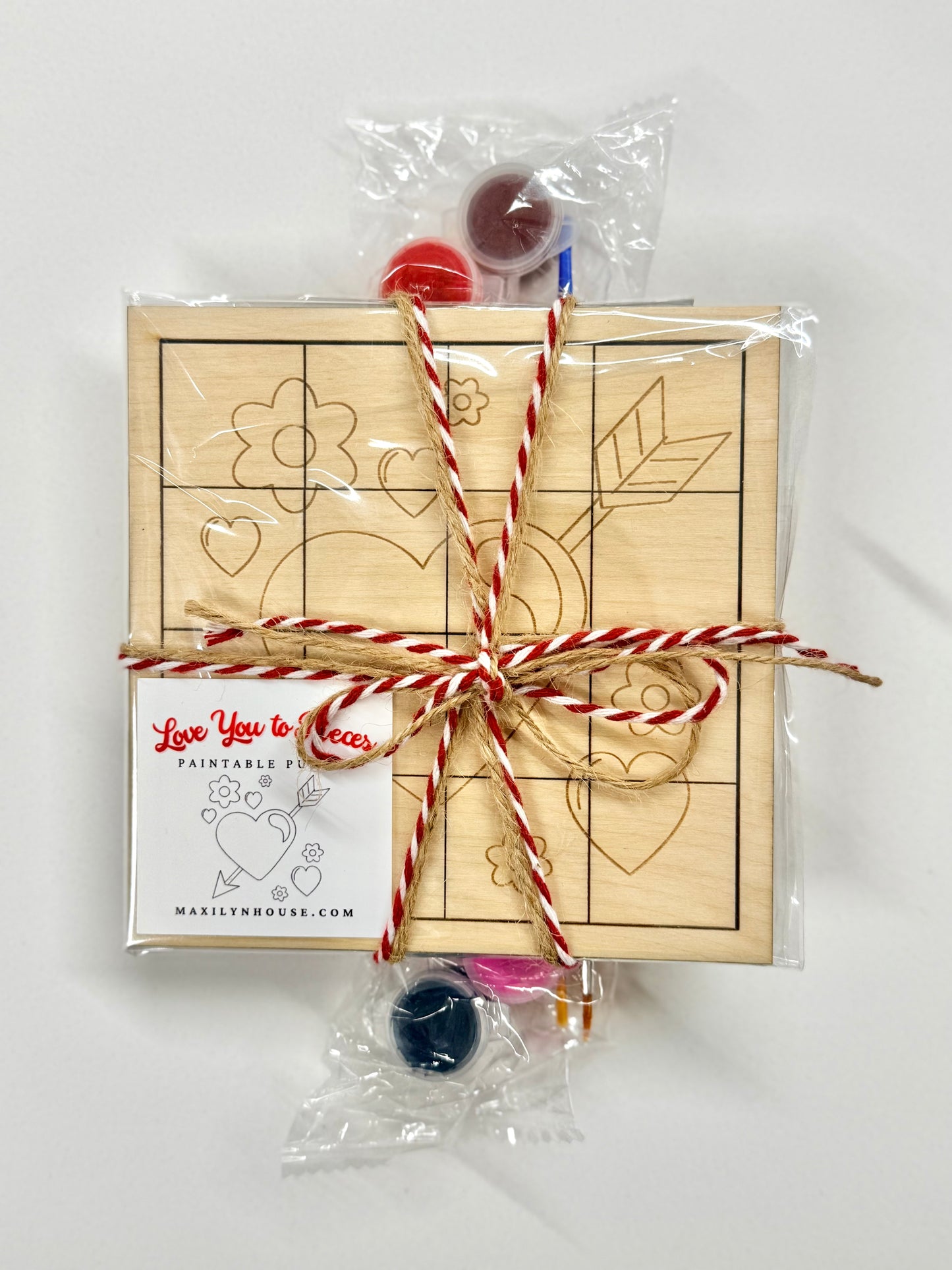 Paint-Your-Own Valentine Puzzle Kit
