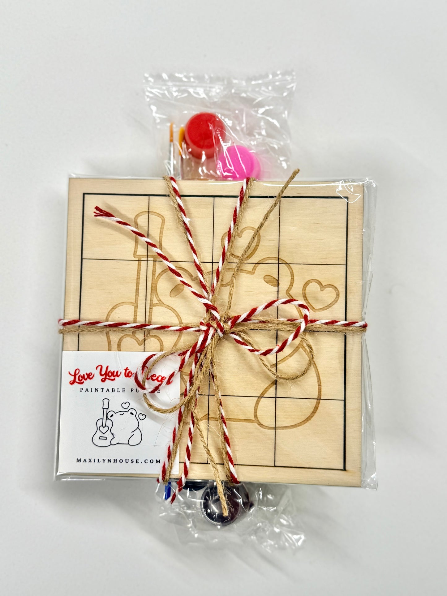 Paint-Your-Own Valentine Puzzle Kit