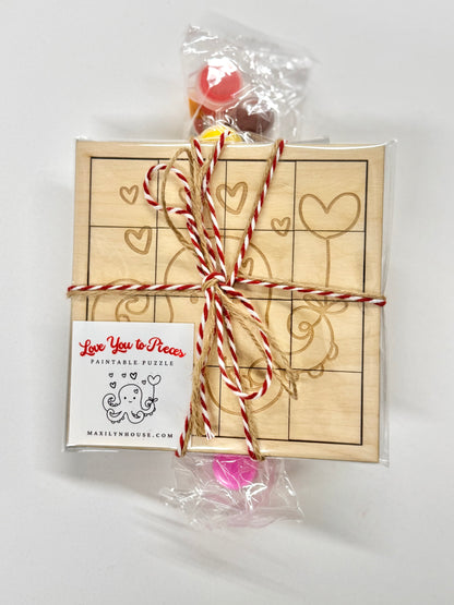 Paint-Your-Own Valentine Puzzle Kit