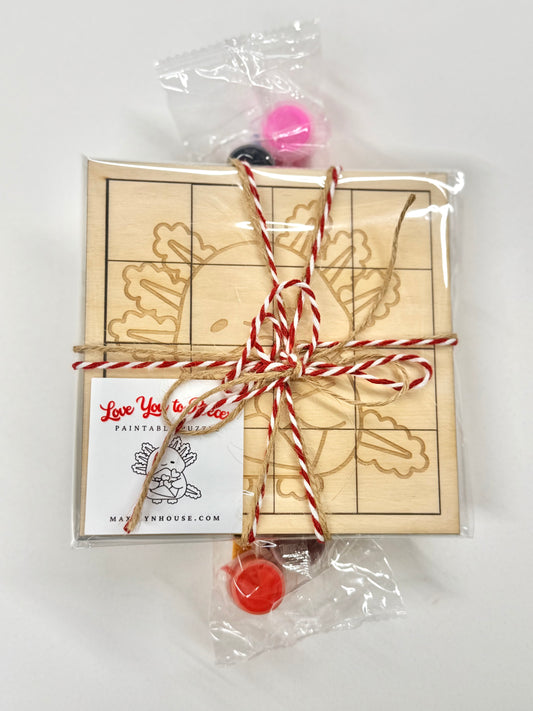 Paint-Your-Own Valentine Puzzle Kit