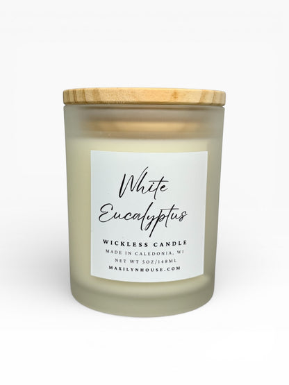 White Eucalyptus 5oz Wickless Soy Candle