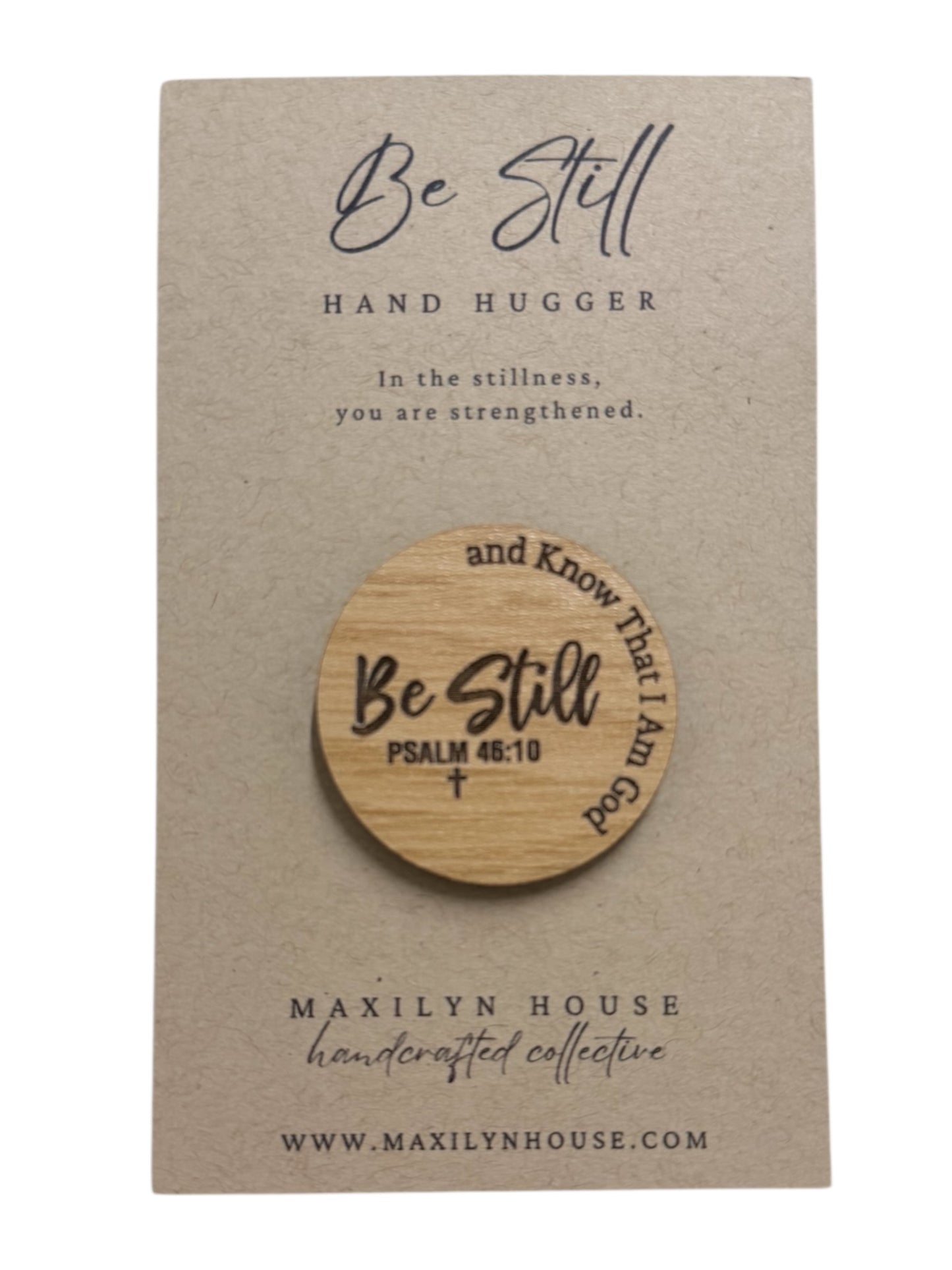 "Be Still and Know That I am God" – Comfort Token & Spiritual Gift