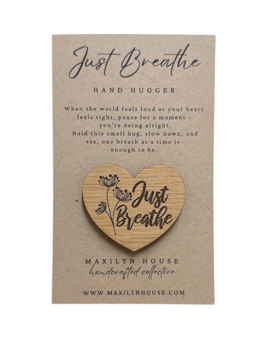 "Just Breathe" – Comfort Token & Encouragement Gift