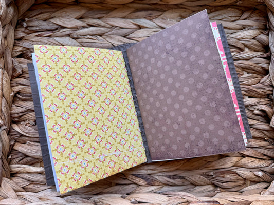 Brown Alligator Embossed Leather Journal