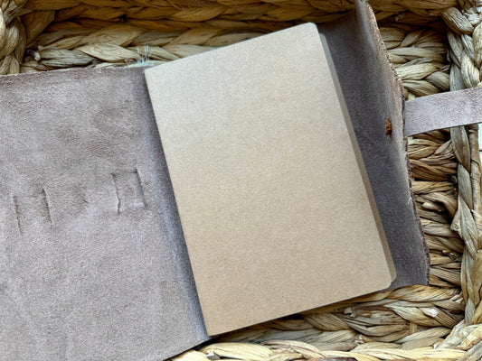 Brown Gloss Leather Traveler’s Journal