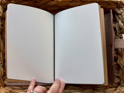 Brown Gloss Leather Traveler’s Journal
