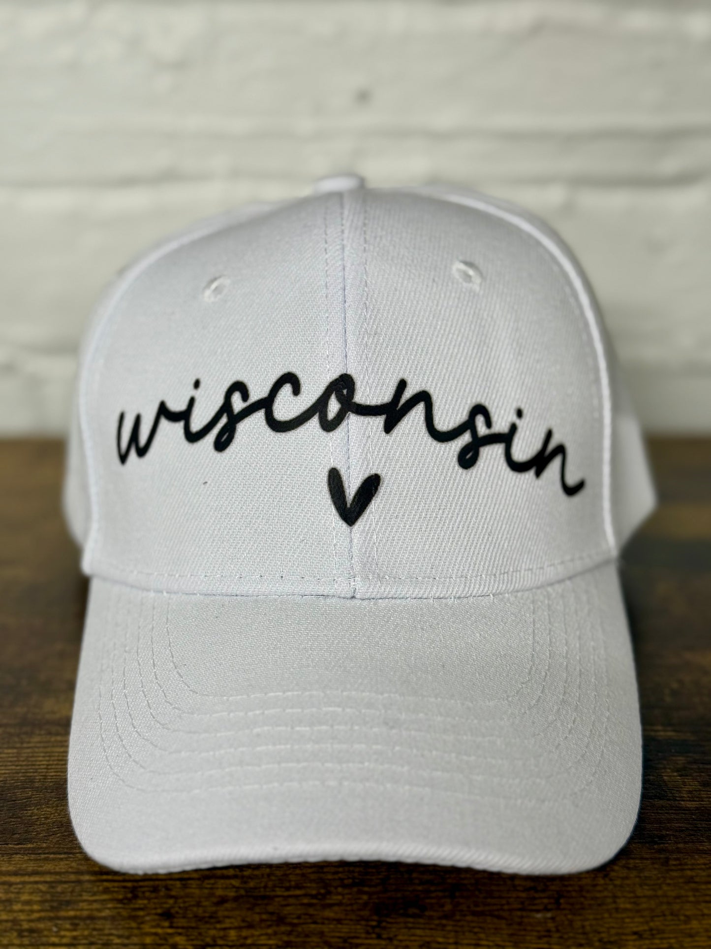 016 - Wisconsin White Ball Hat
