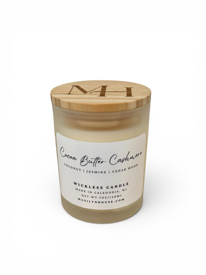 Cocoa Butter Cashmere 5oz Wickless Soy Candle