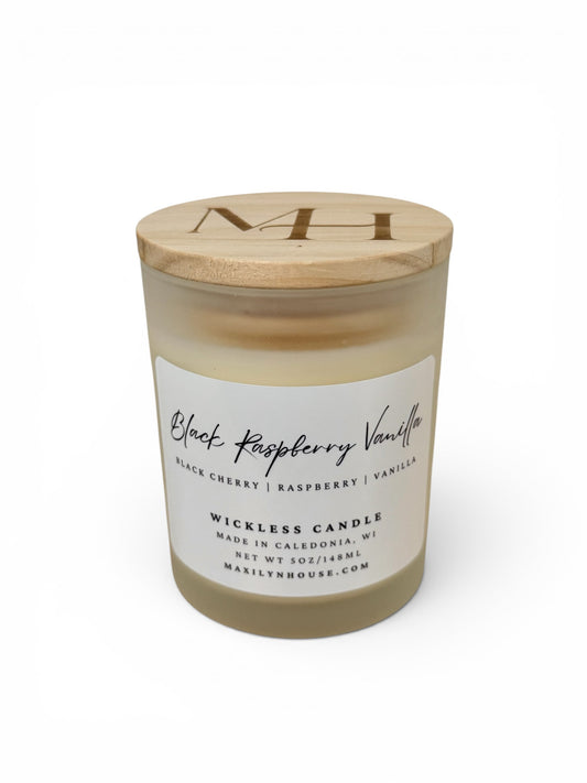 Black Raspberry Vanilla 5oz Wickless Soy Candle