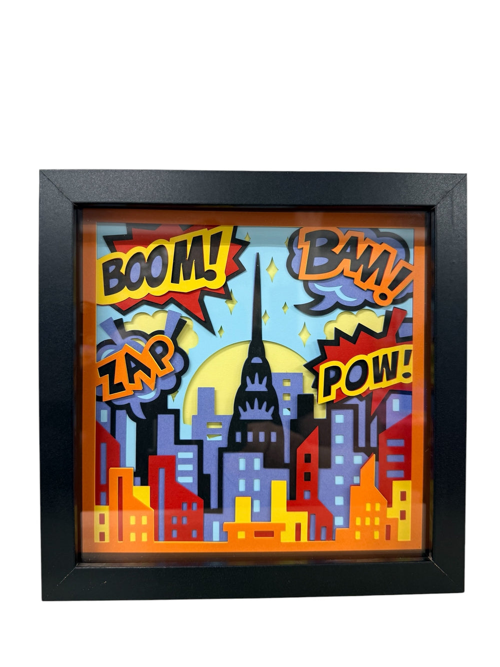 Superhero Night Shadowbox