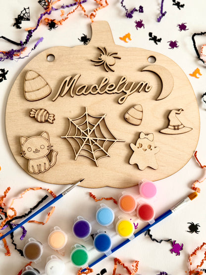 Custom Pumpkin Sign Kit - Monster Mash Preorder