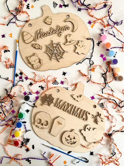 Custom Pumpkin Sign Kit - Monster Mash Preorder