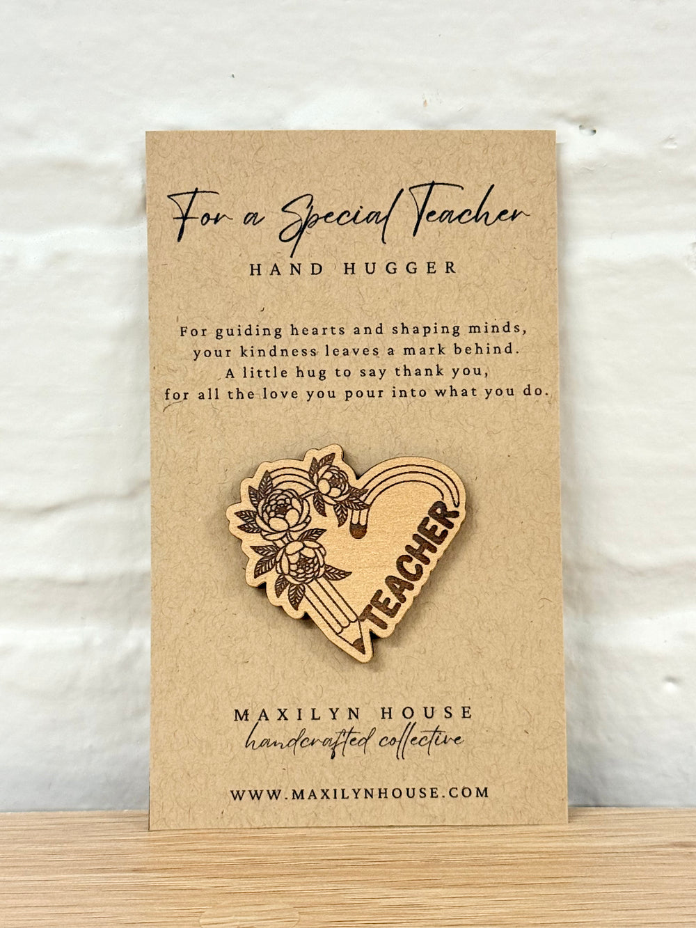 Teacher Pocket Hug – Appreciation Gift Pocket Hug