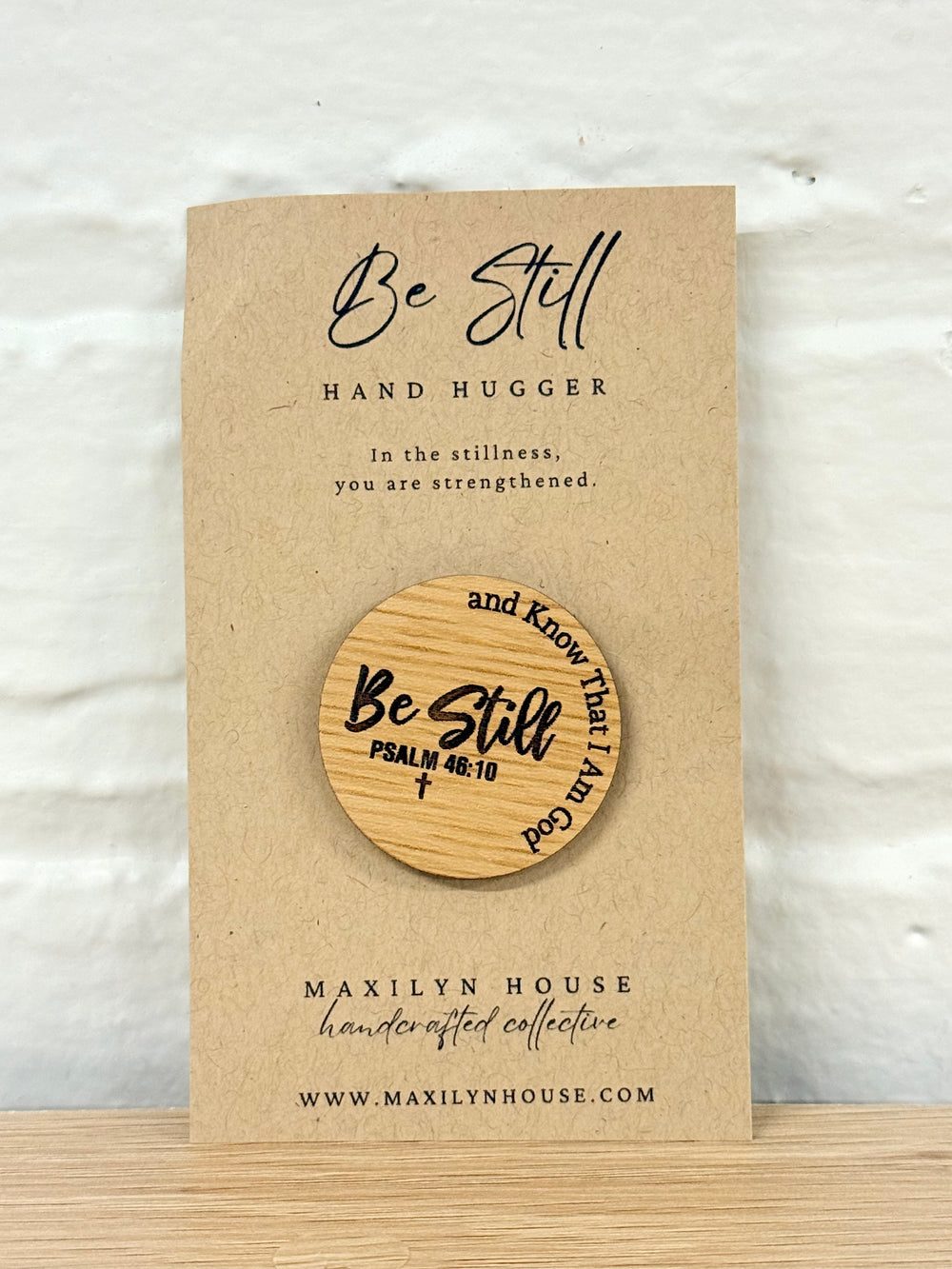 "Be Still and Know That I am God" – Comfort Token & Spiritual Gift