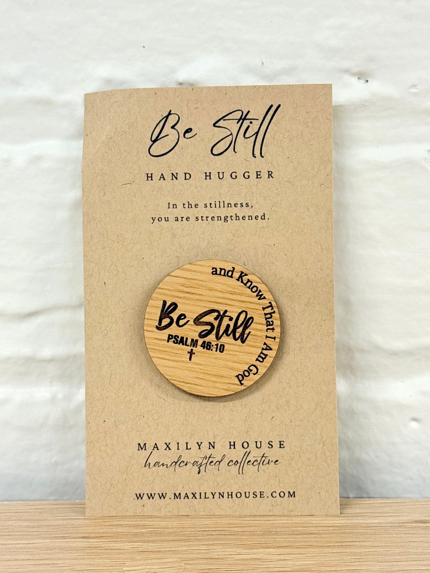 "Be Still and Know That I am God" – Comfort Token & Spiritual Gift