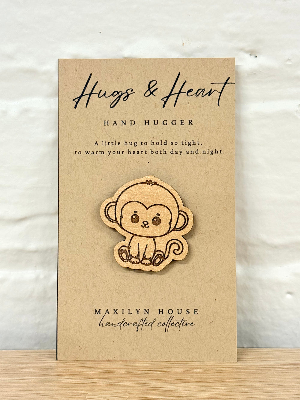 Monkey Pocket Hug – Small Comfort Gift & Pocket Token