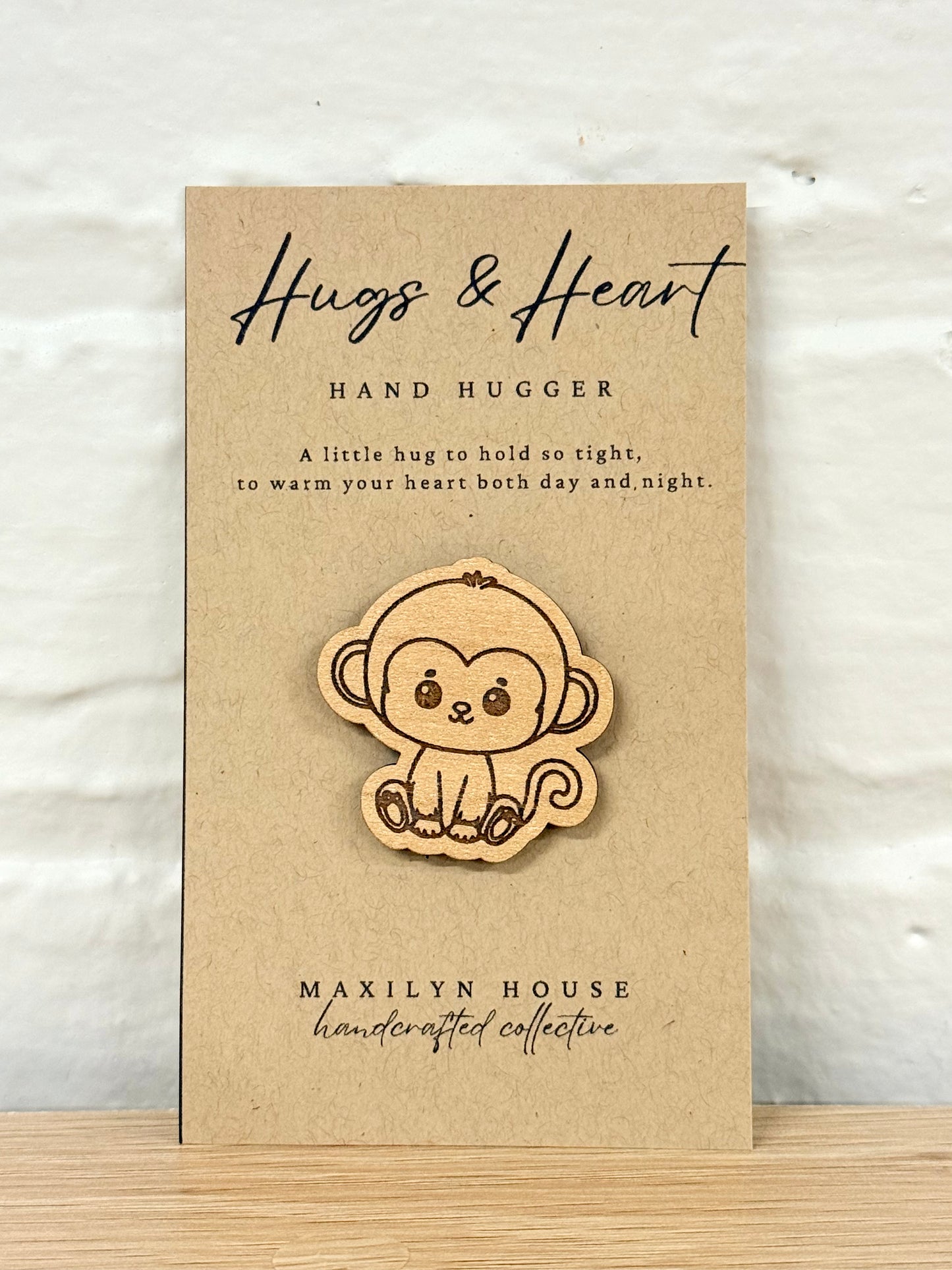 Monkey Pocket Hug – Small Comfort Gift & Pocket Token