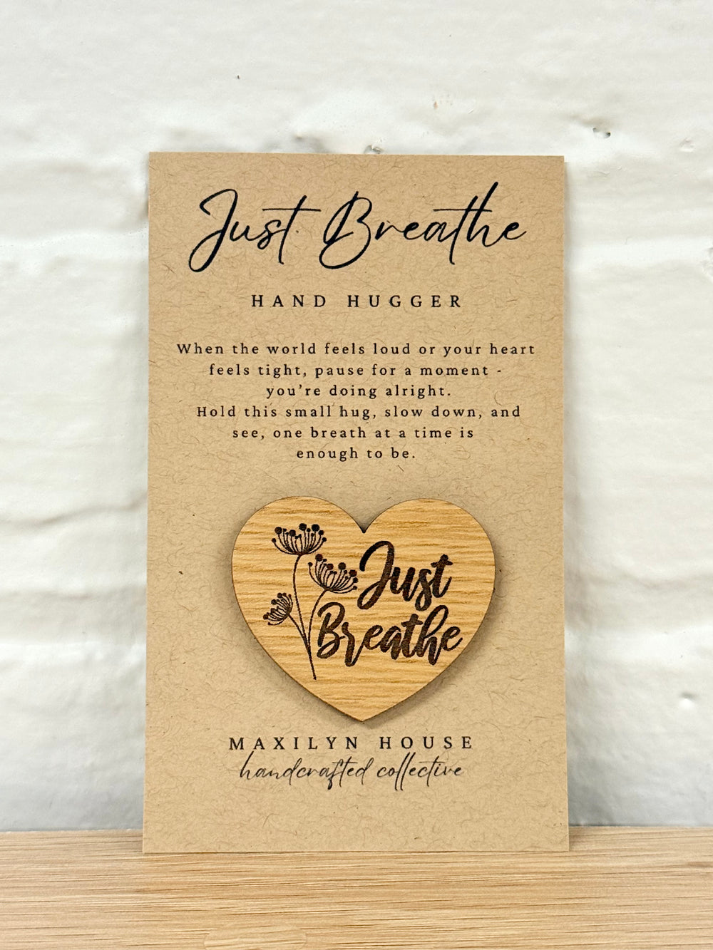 "Just Breathe" – Comfort Token & Encouragement Gift