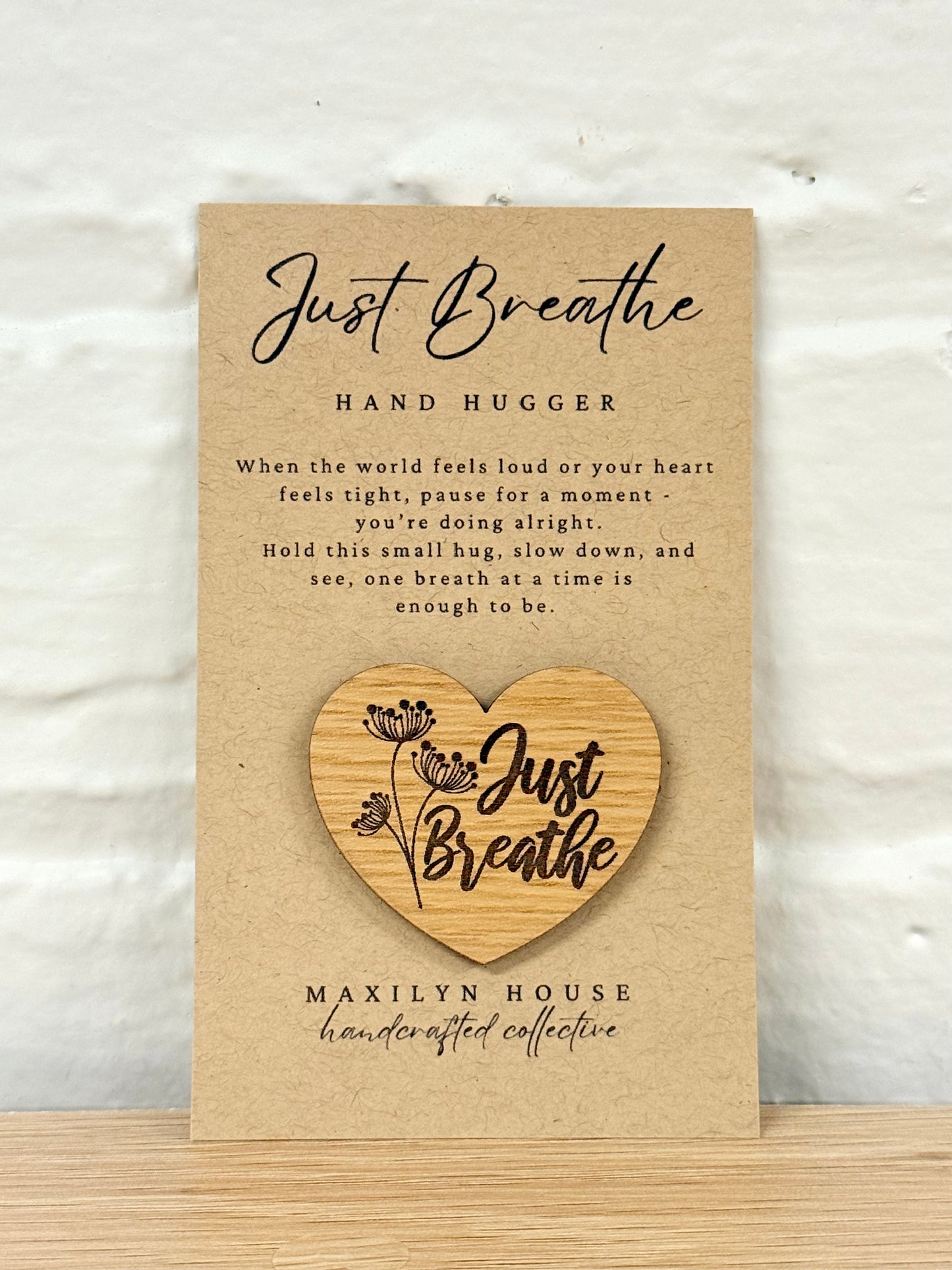 "Just Breathe" – Comfort Token & Encouragement Gift
