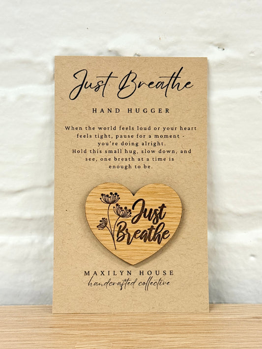 "Just Breathe" – Comfort Token & Encouragement Gift