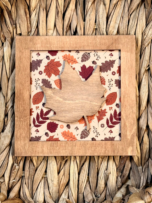 Maple Leaf Mini Sign