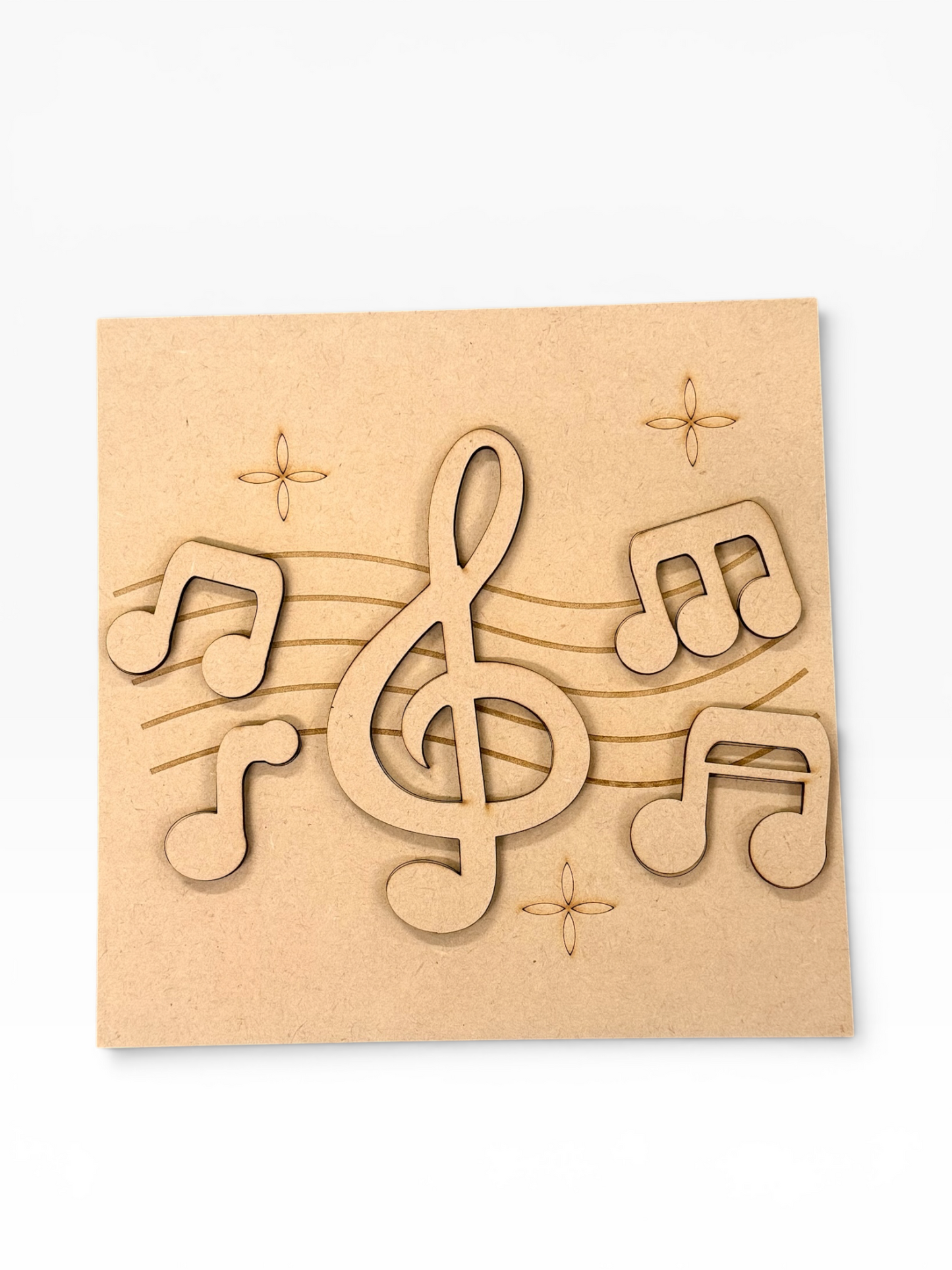 Layered Music Notes Sign Creative Kit