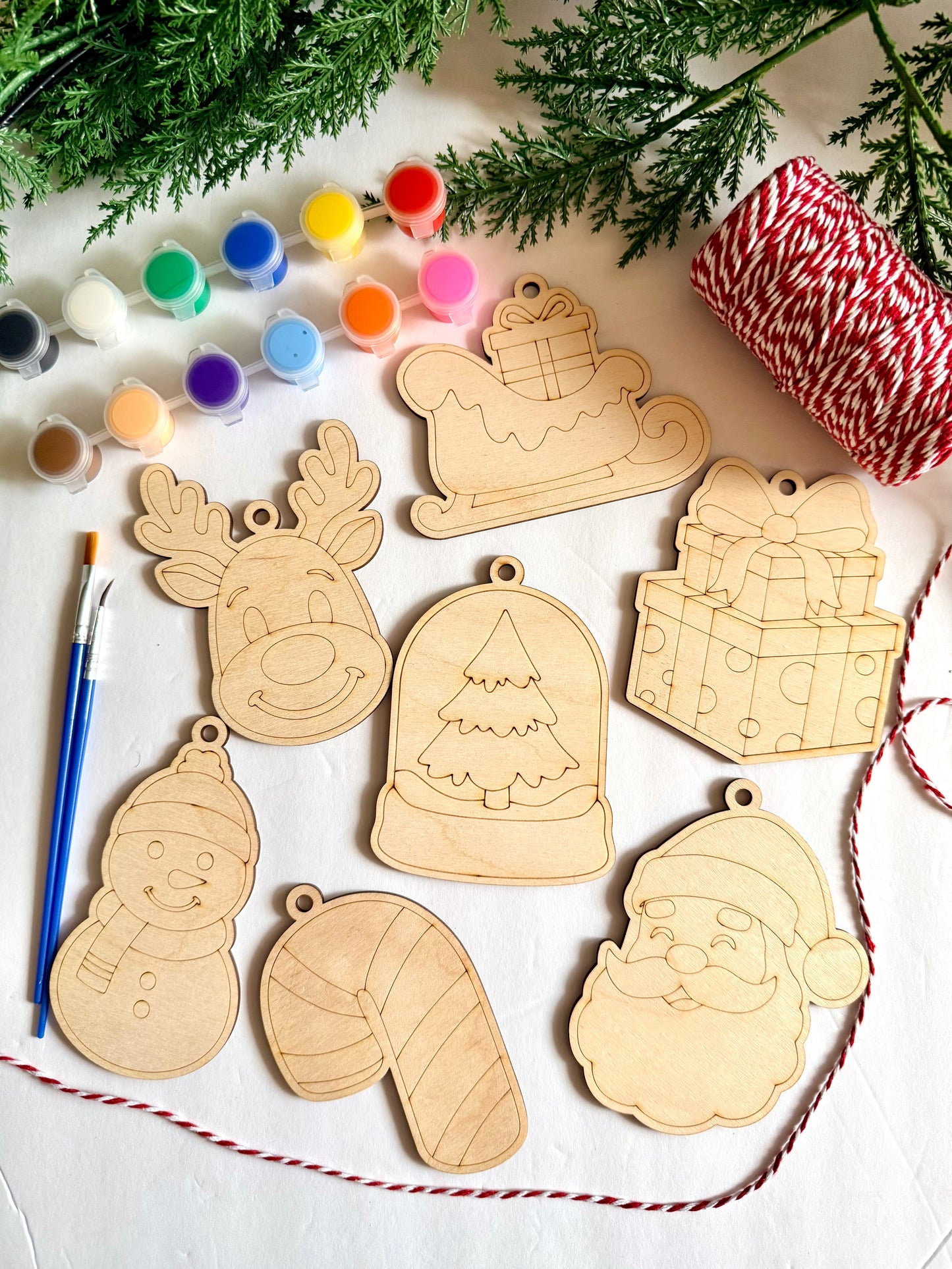Kids Wood Ornament Painting Kit