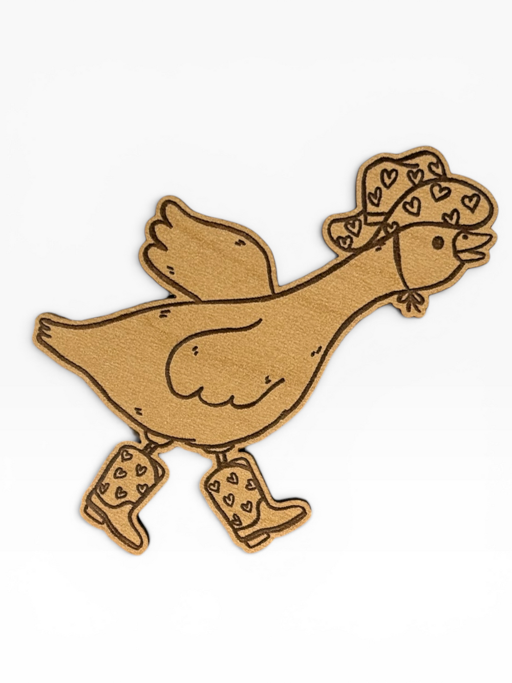 Dancing Cowgirl Goose Magnet