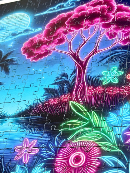 Neon Oasis – 225 Piece Puzzle